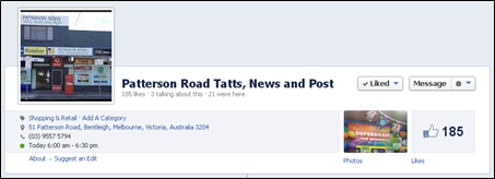 Patterson Road Facebook