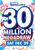 $30 Million TattsLotto Megadraw